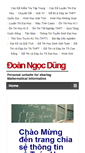 Mobile Screenshot of doanngocdung.com